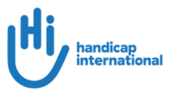 Logo von Handicap International.
